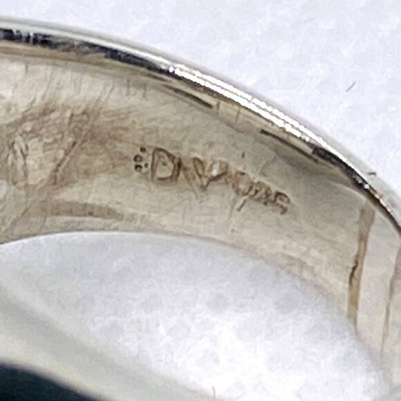 David Yurman Albion Pave Diamond Ring Sterling Silver 925 Size 6 READ - Picture 8 of 16